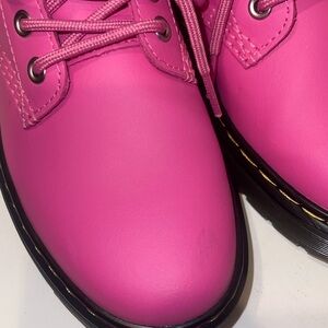 Dr. Martens Pink Lace-Up Boots